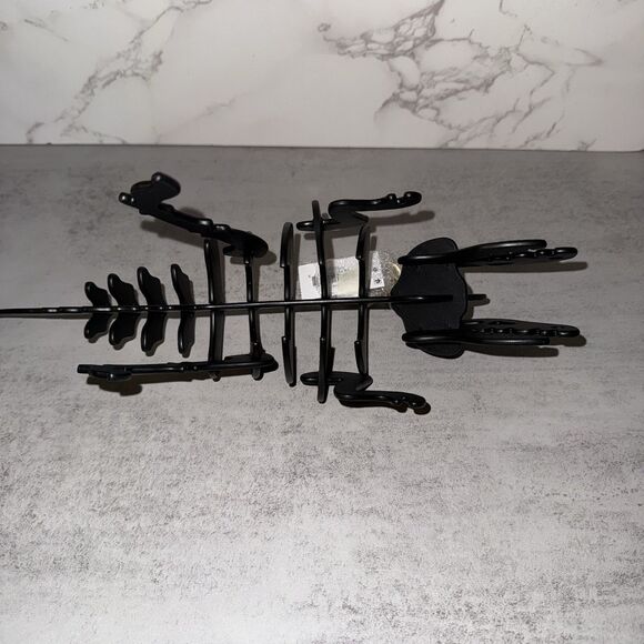 Coach Official Large Rexy Skeleton Bag Charm CCE76 B4/BK Brass/Black - Picture 6 of 8